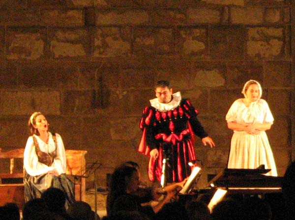 イタリア・フィレンツェで行われたオペラ「リゴレット」公演で熱演するバリトン歌手 渡邊弘樹さん